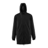 Parka longue et légère unisexe imperméable, 2 poches latérales