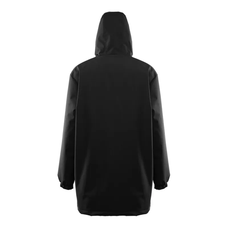 Parka longue et légère unisexe imperméable, 2 poches latérales