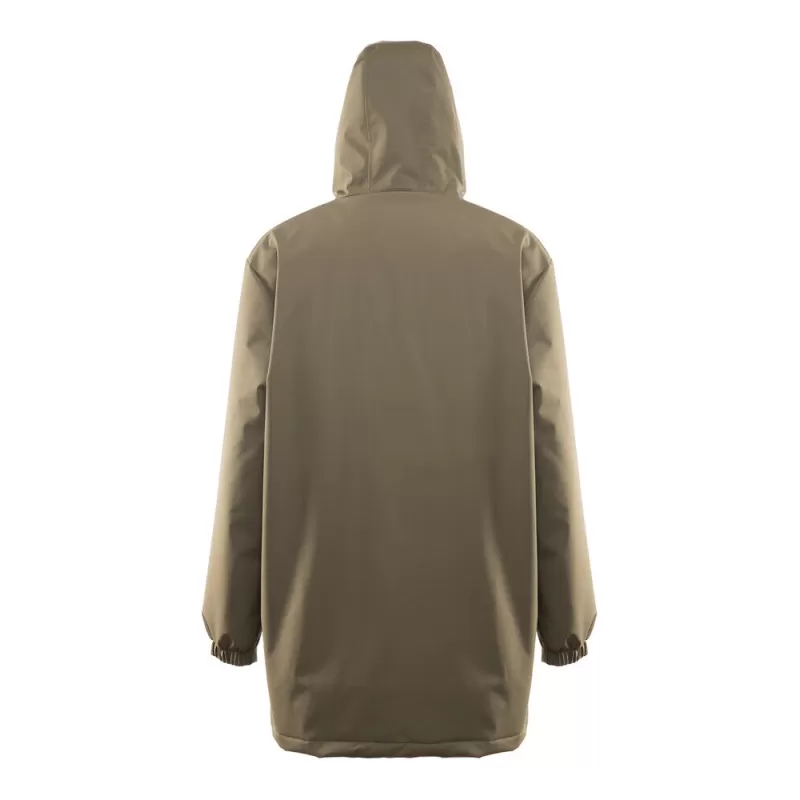 Parka longue et légère unisexe imperméable, 2 poches latérales