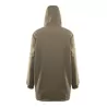 Parka longue et légère unisexe imperméable, 2 poches latérales