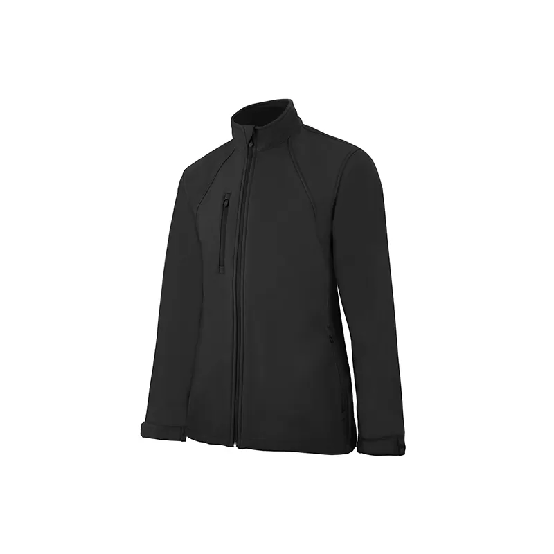 Veste femme Softshell 3 couches respirant, imperméable et coupe-vent, intérieur micropolaire, 340 g/m²