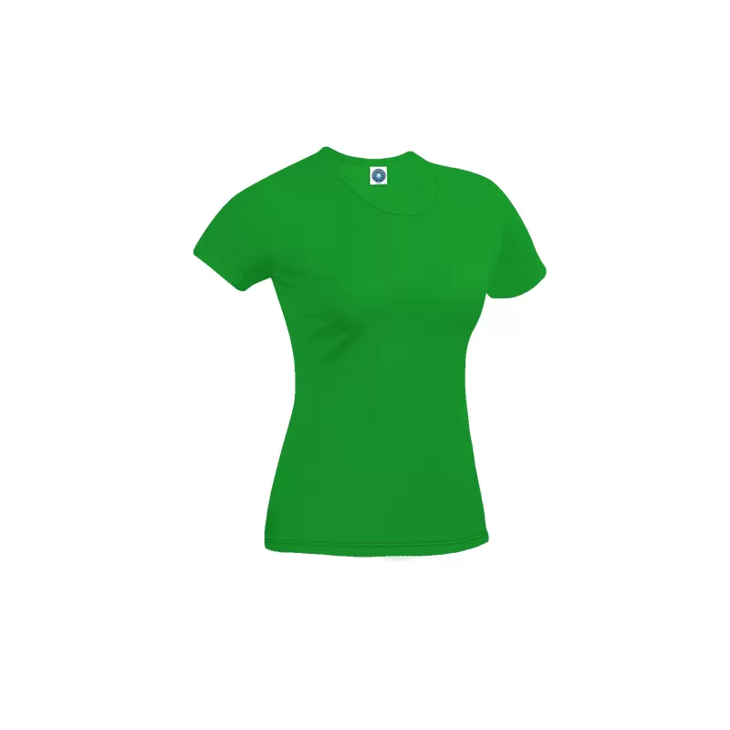 T-shirt femme en coton biologique col rond, manches courtes, 180 g/m²