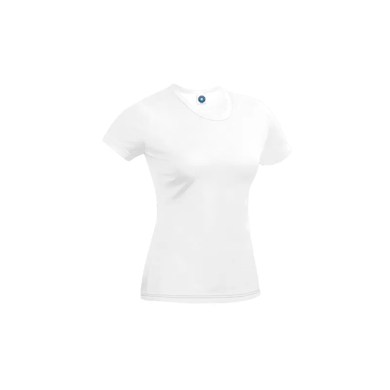T-shirt femme en coton biologique col rond, manches courtes, 180 g/m²