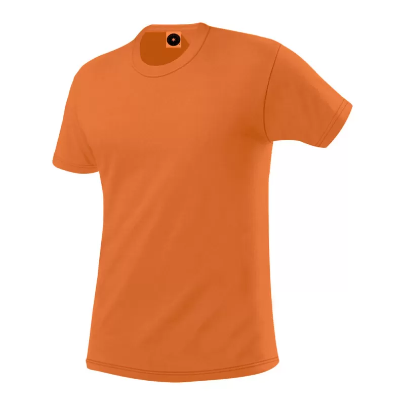 Tee-shirt respirant en polyester léger, manches droites, 135 g/m²