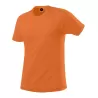 Tee-shirt respirant en polyester léger, manches droites, 135 g/m²