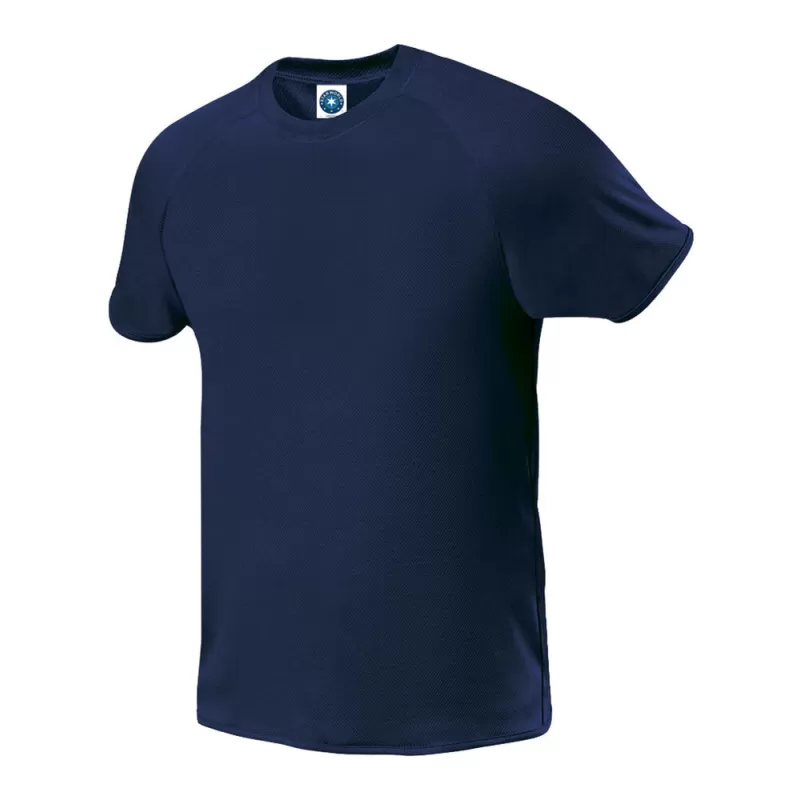 Tee-shirt respirant en polyester léger, manches droites, 135 g/m²