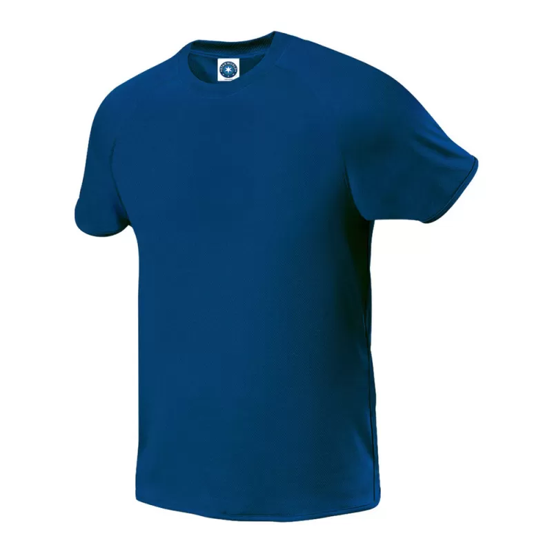 Tee-shirt respirant en polyester léger, manches droites, 135 g/m²