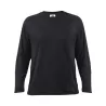 T-shirt de sport manches longues en polyester séchage rapide, 145 g/m²
