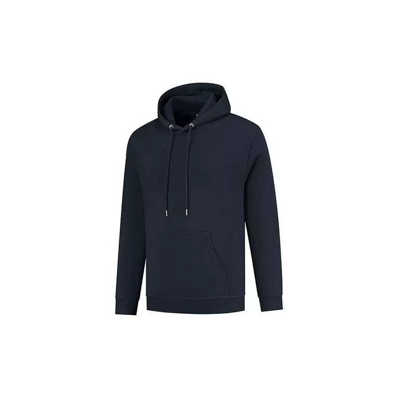 Sweat hoodie à capuche en coton biologique et polyester recyclé, 300 g/m²