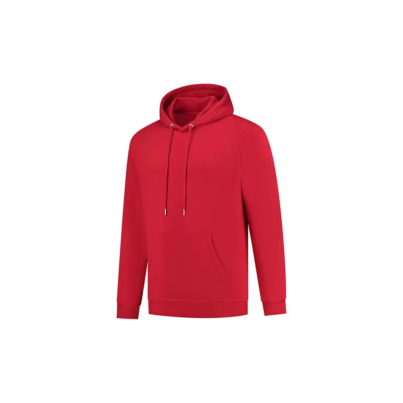 Sweat hoodie à capuche en coton biologique et polyester recyclé, 300 g/m²