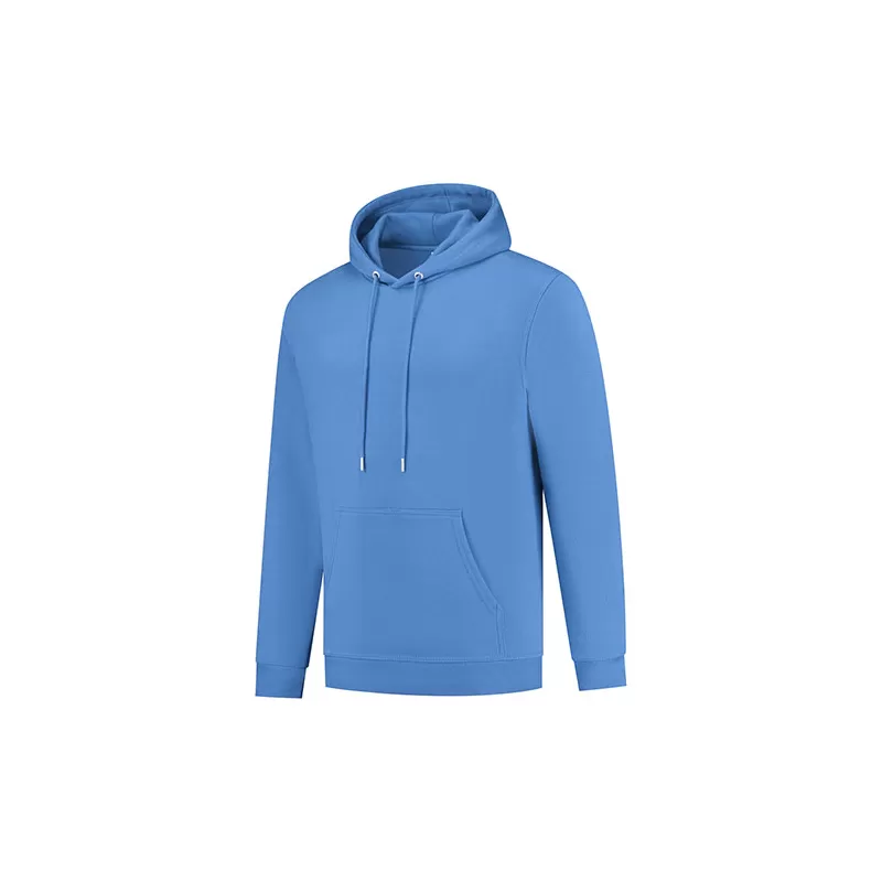 Sweat hoodie à capuche en coton biologique et polyester recyclé, 300 g/m²
