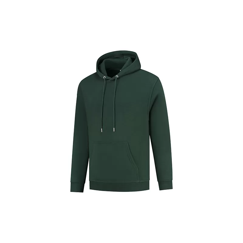 Sweat hoodie à capuche en coton biologique et polyester recyclé, 300 g/m²