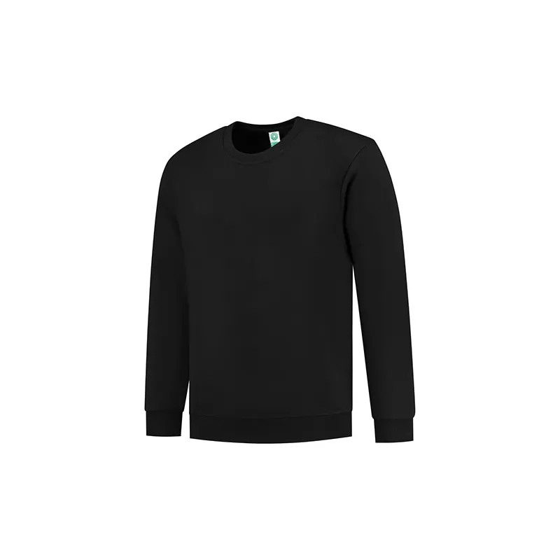 Sweat set in col rond en coton biologique et polyester recyclé, 300 g/m²