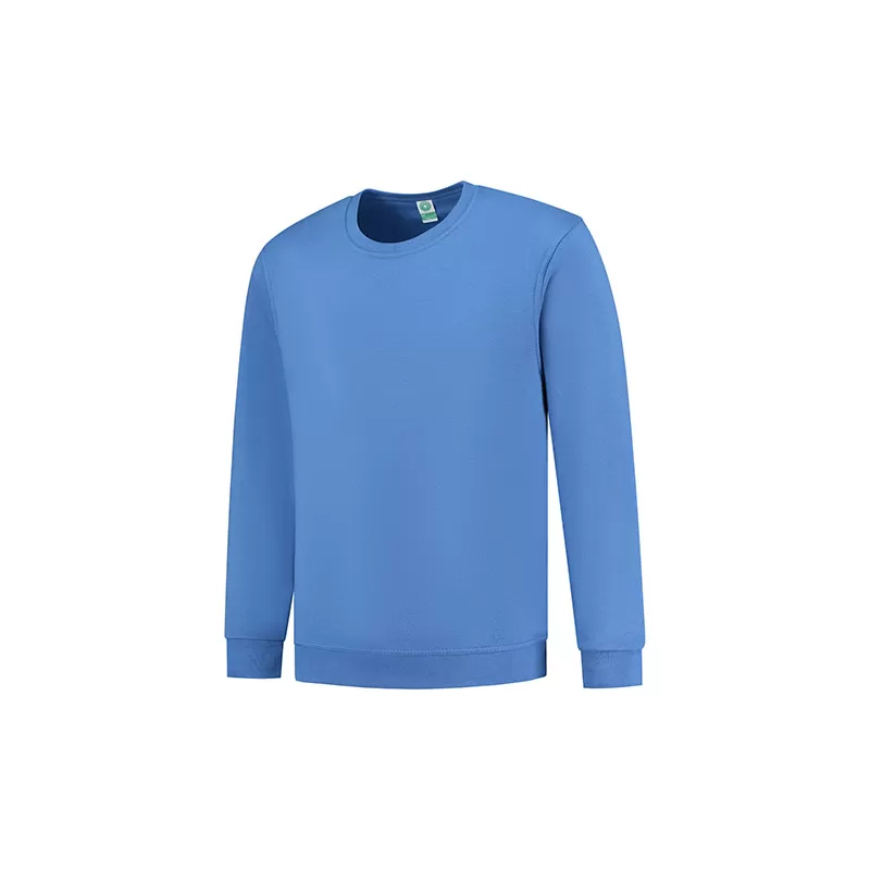 Sweat set in col rond en coton biologique et polyester recyclé, 300 g/m²