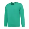 Sweat set in col rond en coton biologique et polyester recyclé, 300 g/m²