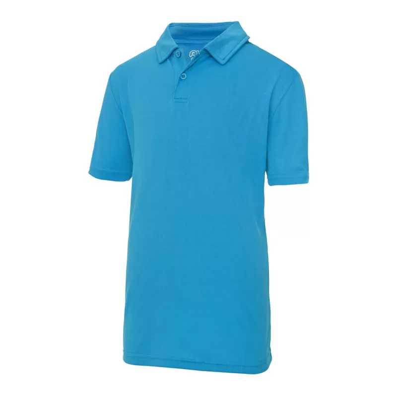 Polo enfant respirant en polyester Neoteric respirant, matière légère texturée, 140 g/m²