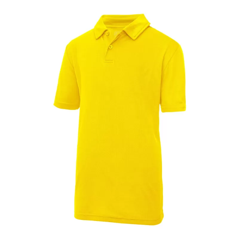 Polo enfant respirant en polyester Neoteric respirant, matière légère texturée, 140 g/m²