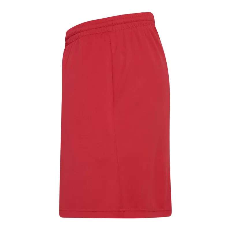 Short de sport intérieur filet, polyester Neoteric, matière légère texturée respirante, UPF 30+, 140 g/m²