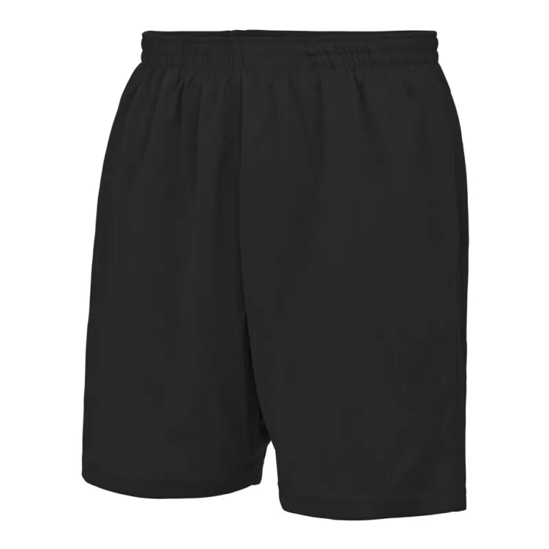 Short de sport intérieur filet, polyester Neoteric, matière légère texturée respirante, UPF 30+, 140 g/m²