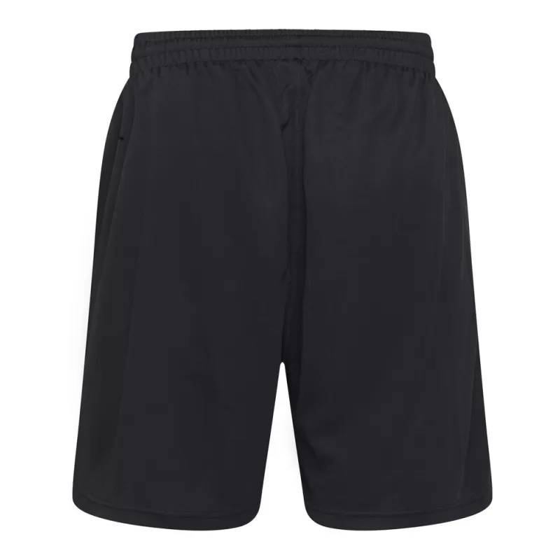 Short de sport intérieur filet, polyester Neoteric, matière légère texturée respirante, UPF 30+, 140 g/m²