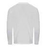 Tee-shirt manches longues oversize en coton, col ras-de-cou en bord côte, 190 g/m²