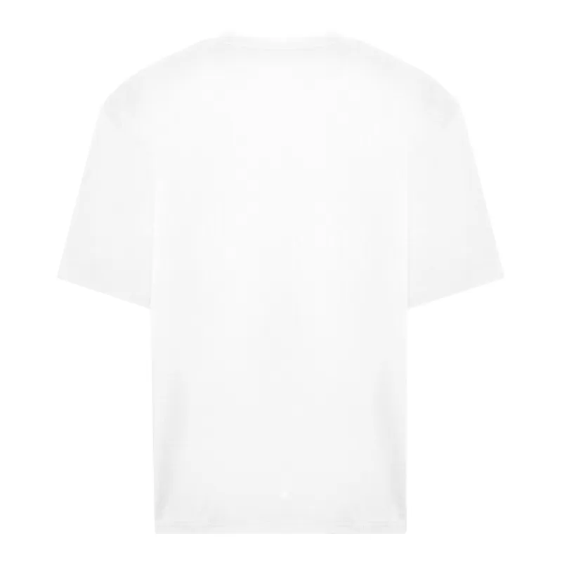 T-shirt oversize moderne en coton, manches courtes, col en bord côte, 190 g/m²