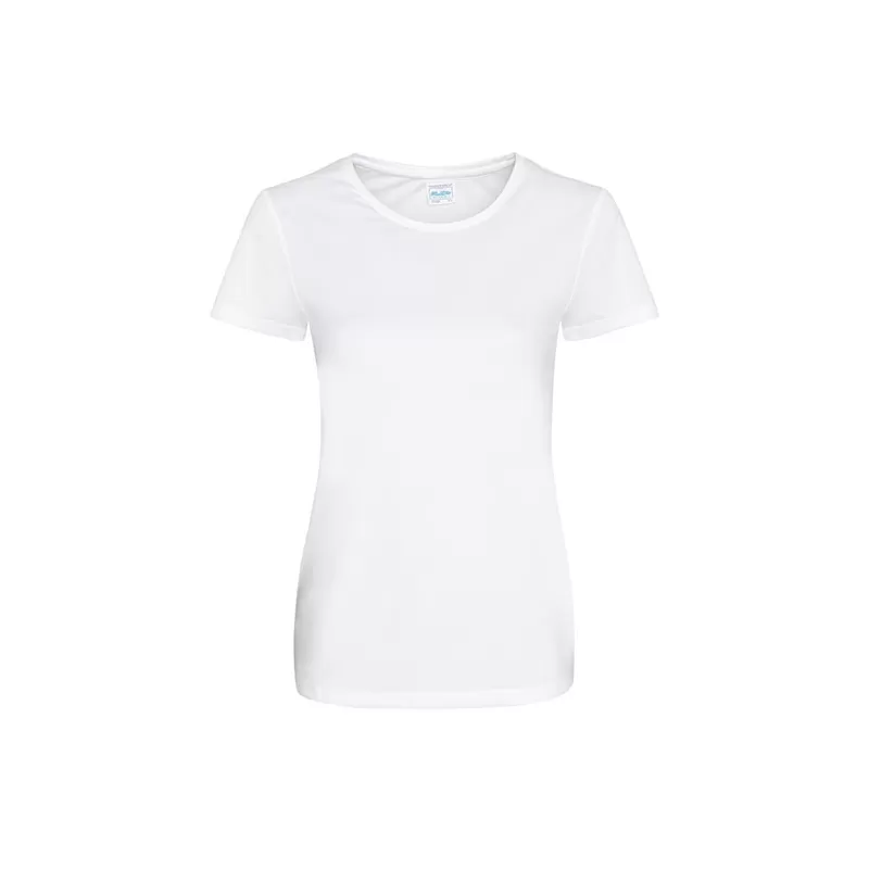 T-shirt femme polyester Neoteric léger et lisse manches courtes, 135 g/m²
