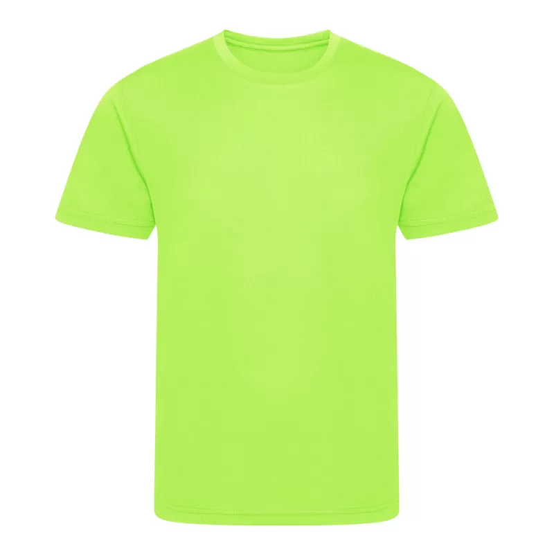 T-shirt de sport enfant en polyester recyclé léger, coupe décontractée, 140 g/m²
