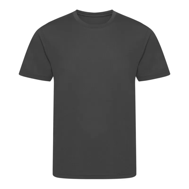 T-shirt de sport enfant en polyester recyclé léger, coupe décontractée, 140 g/m²