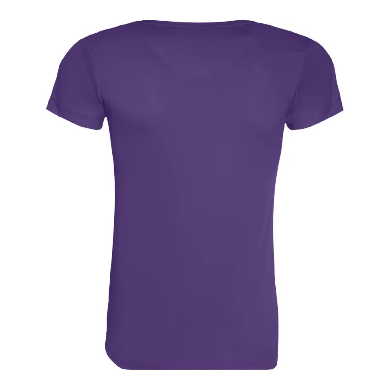 T-shirt de sport femme en polyester recyclé léger, coupe décontractée, 140 g/m²