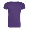T-shirt de sport femme en polyester recyclé léger, coupe décontractée, 140 g/m²