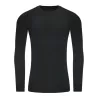 T-shirt de sport manches longues en polyester recyclé, coupe slim et ergonomique, 160 g/m²