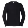 T-shirt Iconic épais manches longues col rond en coton ringspun, 195 g/m²