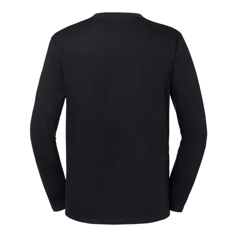 T-shirt Iconic épais manches longues col rond en coton ringspun, 195 g/m²