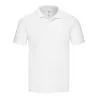 Polo en coton manches courtes, coupe près du corps, coutures latérales, 175 g/m²