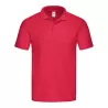 Polo en coton manches courtes, coupe près du corps, coutures latérales, 175 g/m²