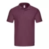 Polo en coton manches courtes, coupe près du corps, coutures latérales, 175 g/m²