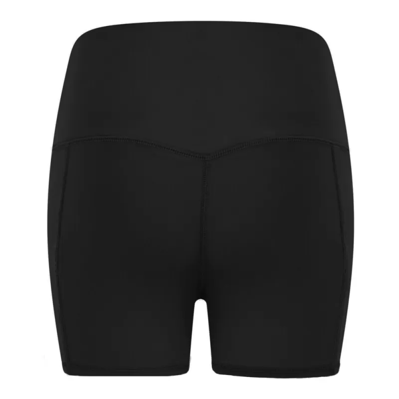 Short cycliste court taille élastiquée haute sans couture sur le devant, 260 g/m²