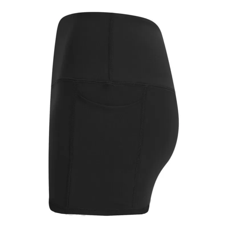Short cycliste court taille élastiquée haute sans couture sur le devant, 260 g/m²