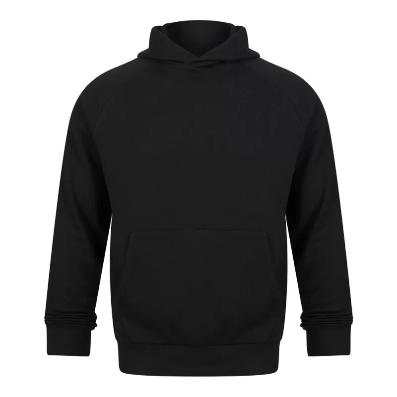 Sweat de sport coupe slim, capuche non doublée, intérieur gratté, 250 g/m²
