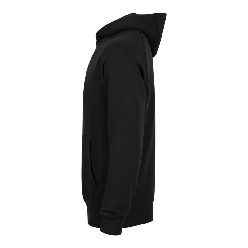 Sweat de sport coupe slim, capuche non doublée, intérieur gratté, 250 g/m²