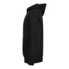 Sweat de sport coupe slim, capuche non doublée, intérieur gratté, 250 g/m²