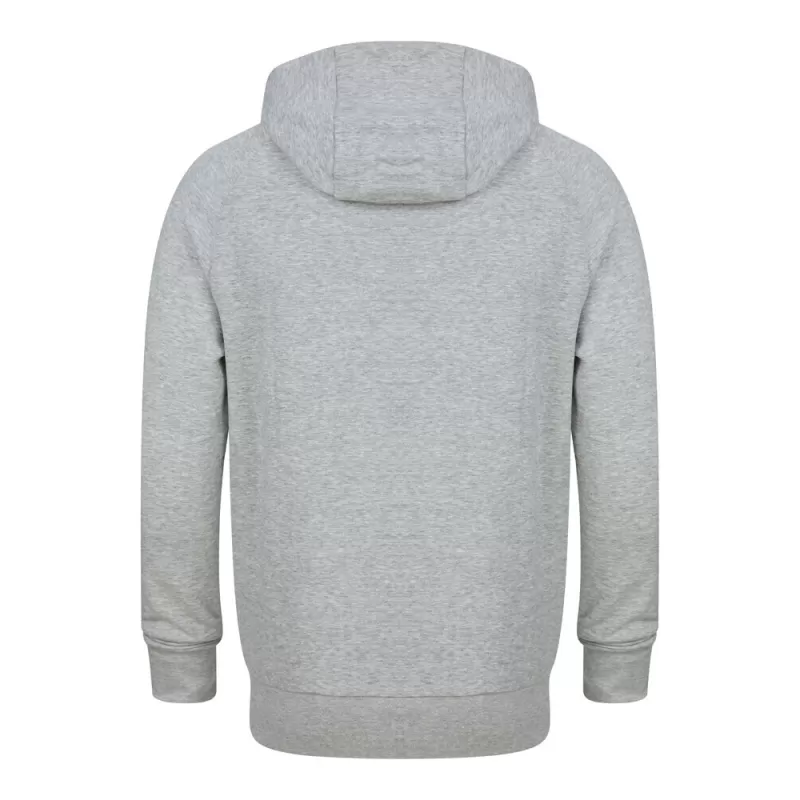 Sweat de sport coupe slim, capuche non doublée, intérieur gratté, 250 g/m²