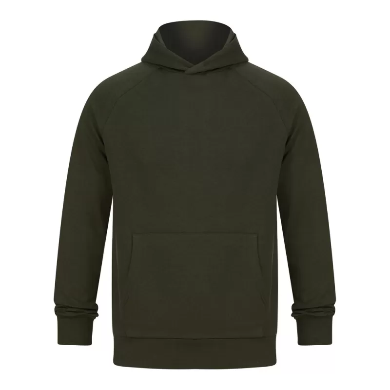 Sweat de sport coupe slim, capuche non doublée, intérieur gratté, 250 g/m²