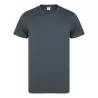 T-shirt de sport en polyester recyclé col ras du cou, coupe ample, 180 g/m²
