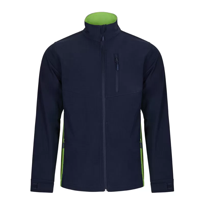 Blouson Softshell 3 couches bicolore avec 5 poches, 280 g/m²