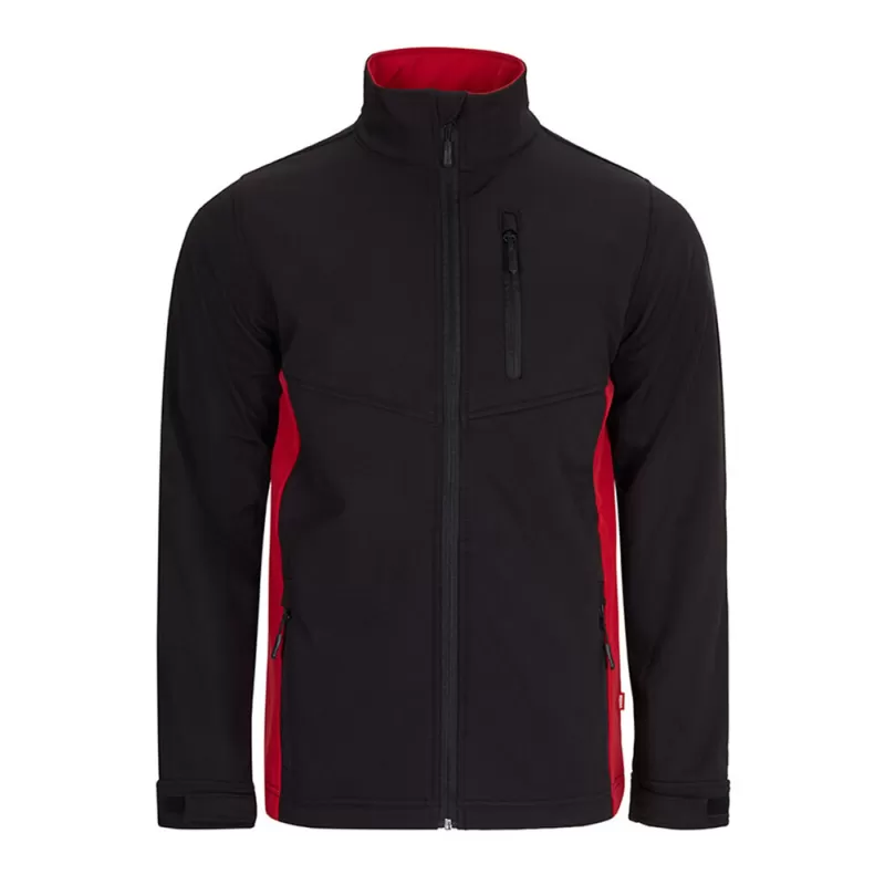 Blouson Softshell 3 couches bicolore avec 5 poches, 280 g/m²