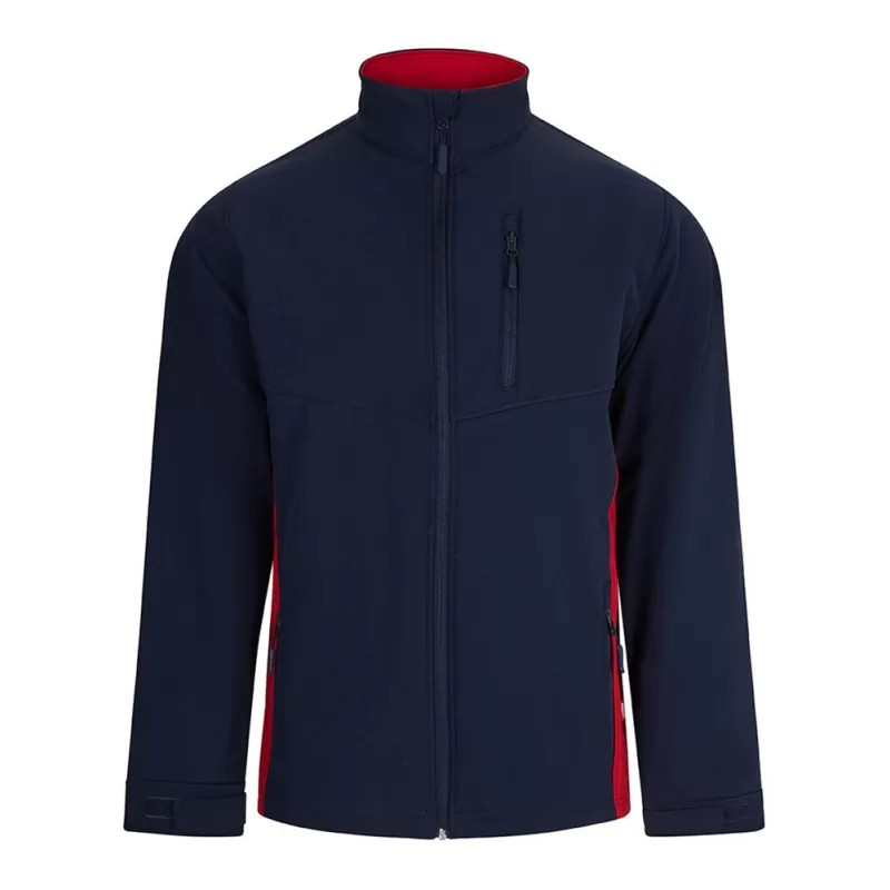 Blouson Softshell 3 couches bicolore avec 5 poches, 280 g/m²