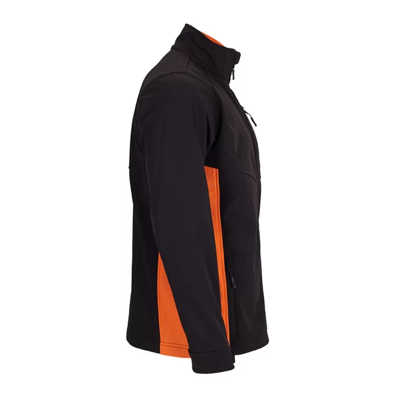 Blouson Softshell 3 couches bicolore avec 5 poches, 280 g/m²