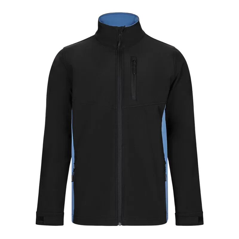 Blouson Softshell 3 couches bicolore avec 5 poches, 280 g/m²